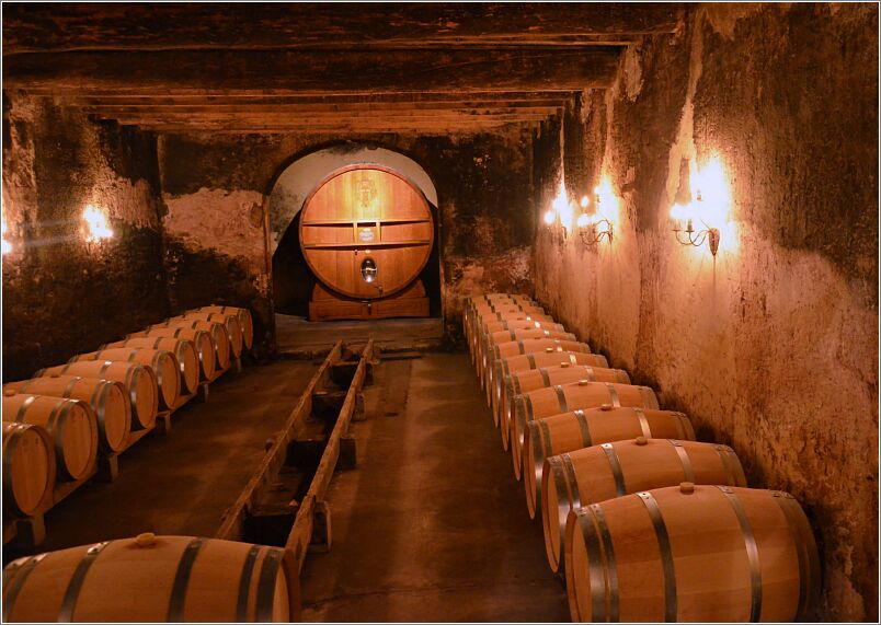 Chateau La Nerthe cellar 4